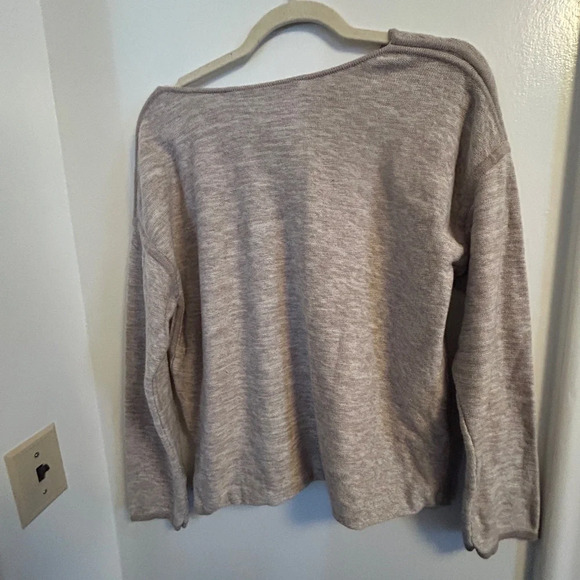 Athleta Gray Boxy Sweatshirt Relaxed Fit - Picture 4 of 4